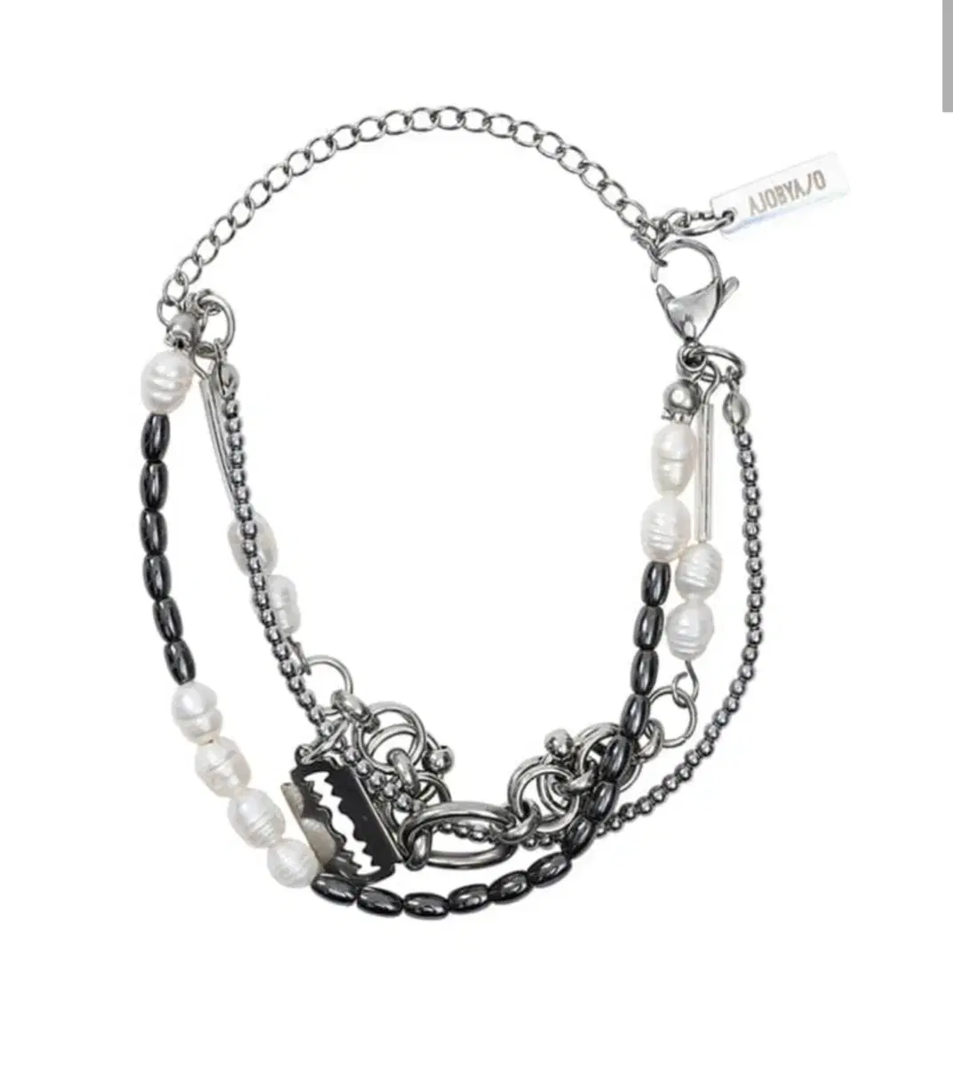 White Pearl Bracelet [SILVER]